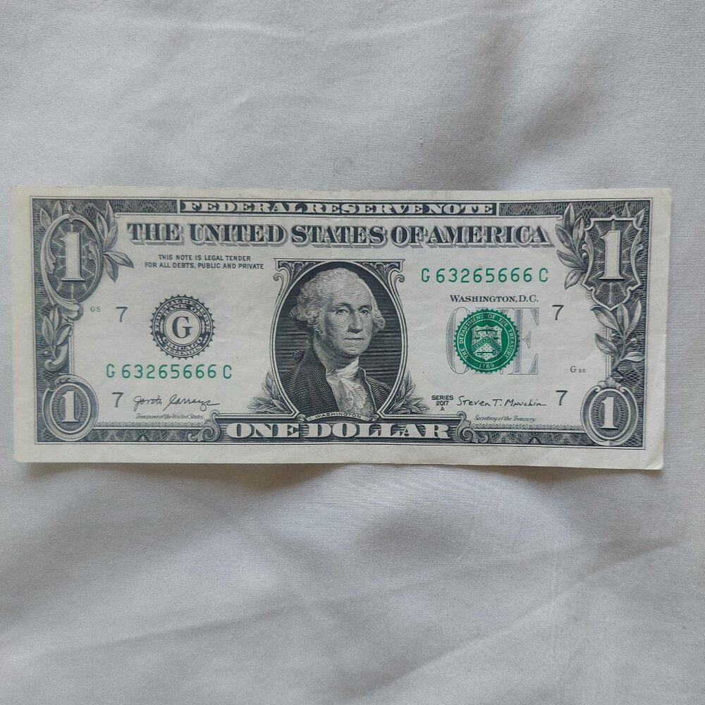 $1 dollar bill